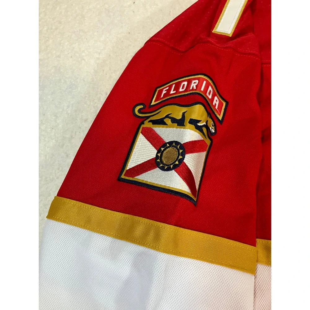 Adidas Florida Panthers Paul Maurice Authentic Pro NHL Hockey Jersey Red Size 54